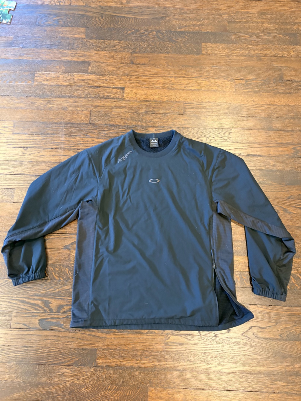 Oakley Men’s Black Athletic Performance Pullover Jacket
